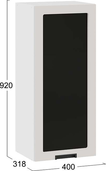 Шкаф навесной для кухни ТриЯ Гренада 1ВВ4С с одной дверью