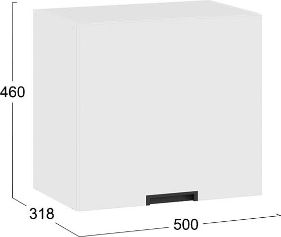 Шкаф под вытяжку ТриЯ Гренада 1ВВ5Г с одной откидной дверью