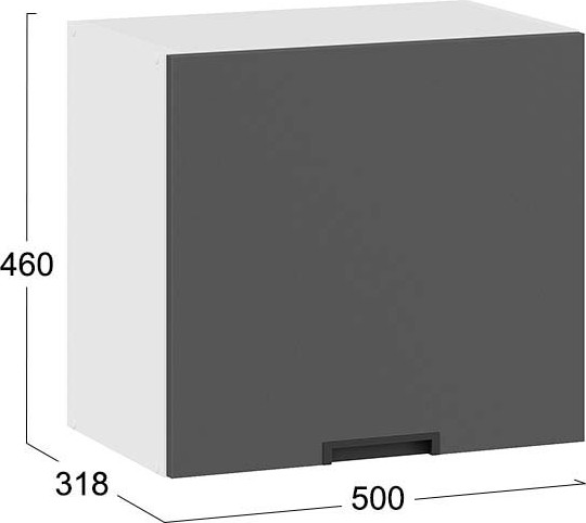 Шкаф под вытяжку ТриЯ Гренада 1ВВ5Г с одной откидной дверью