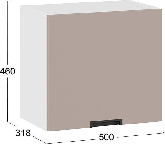 Шкаф под вытяжку ТриЯ Гренада 1ВВ5Г с одной откидной дверью