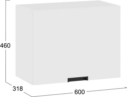 Шкаф под вытяжку ТриЯ Гренада 1ВВ6Г с одной откидной дверью
