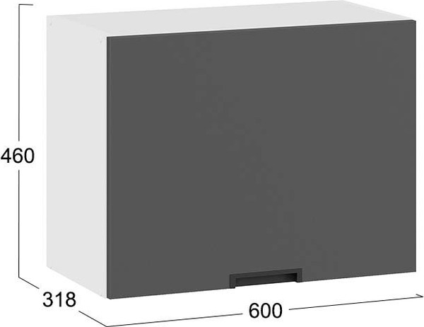 Шкаф под вытяжку ТриЯ Гренада 1ВВ6Г с одной откидной дверью