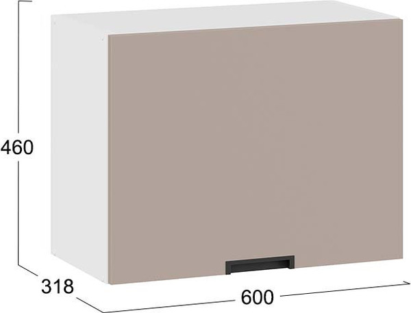 Шкаф под вытяжку ТриЯ Гренада 1ВВ6Г с одной откидной дверью