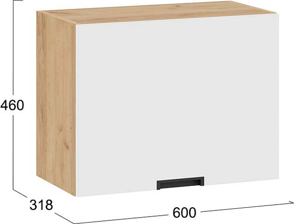 Шкаф под вытяжку ТриЯ Гренада 1ВВ6Г с одной откидной дверью