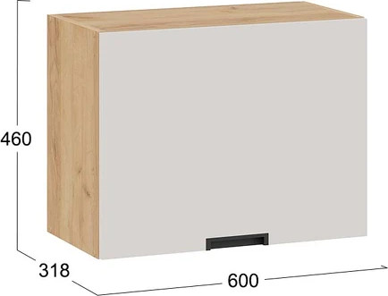 Шкаф под вытяжку ТриЯ Гренада 1ВВ6Г с одной откидной дверью