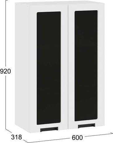 Шкаф навесной для кухни ТриЯ Гренада 1ВВ6С с двумя дверьми