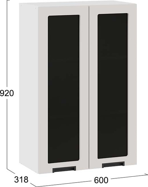 Шкаф навесной для кухни ТриЯ Гренада 1ВВ6С с двумя дверьми