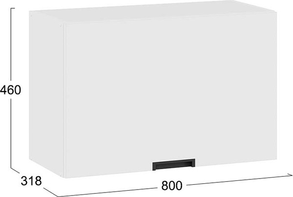 Шкаф под вытяжку ТриЯ Гренада 1ВВ8Г с одной откидной дверью