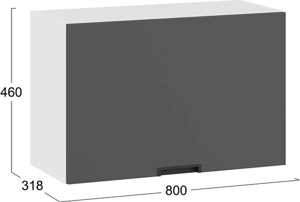 Шкаф под вытяжку ТриЯ Гренада 1ВВ8Г с одной откидной дверью