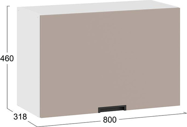 Шкаф под вытяжку ТриЯ Гренада 1ВВ8Г с одной откидной дверью