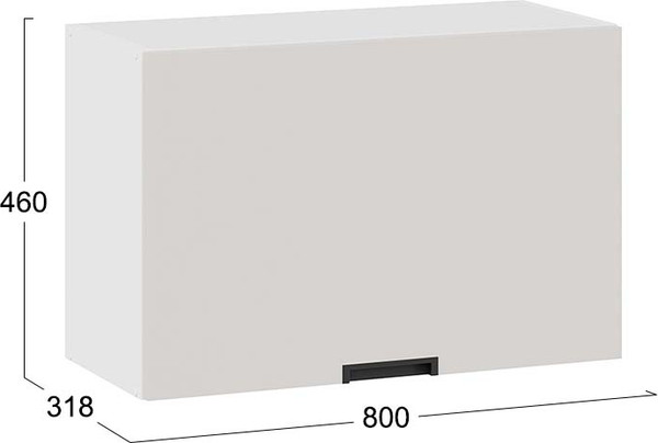 Шкаф под вытяжку ТриЯ Гренада 1ВВ8Г с одной откидной дверью