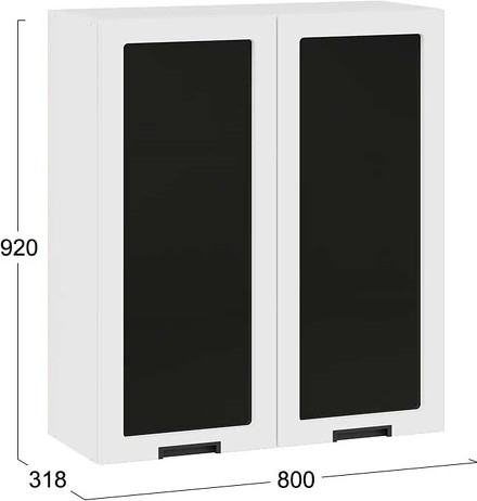 Шкаф навесной для кухни ТриЯ Гренада 1ВВ8С с двумя дверьми