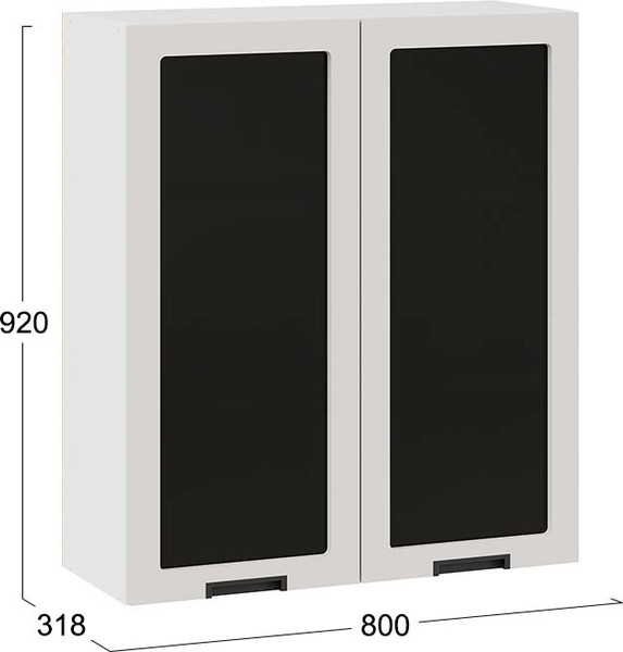 Шкаф навесной для кухни ТриЯ Гренада 1ВВ8С с двумя дверьми