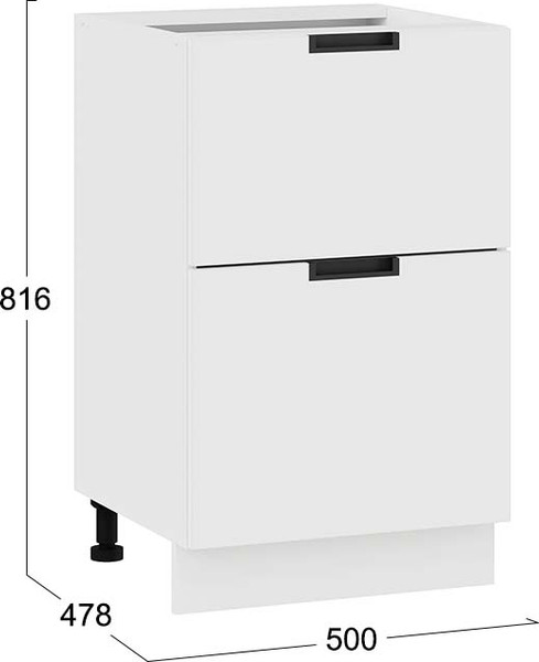 Шкаф-стол кухонный ТриЯ Гренада 1Н5Я2 с двумя ящиками