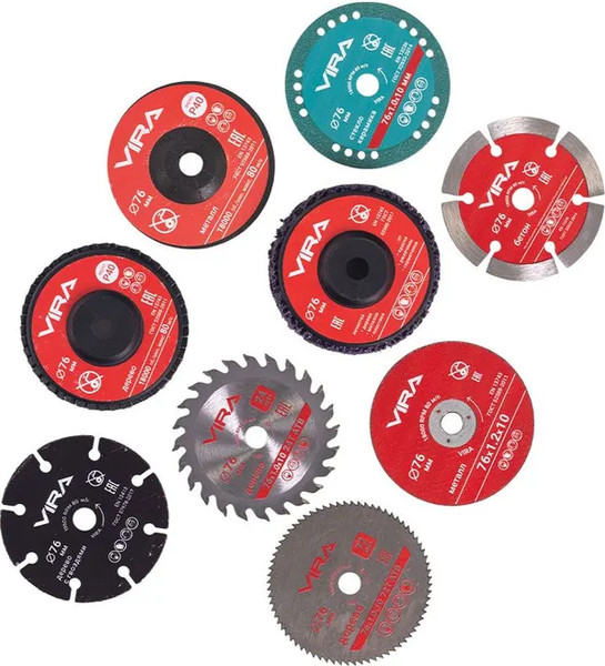 Набор отрезных дисков Vira 76мм / 593109 - фото