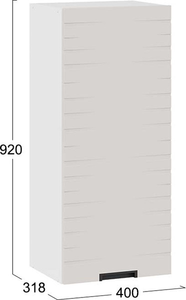 Шкаф навесной для кухни ТриЯ 1ВВ4-Ф Гренада с одной дверью