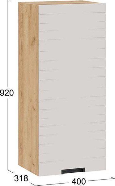 Шкаф навесной для кухни ТриЯ 1ВВ4-Ф Гренада с одной дверью