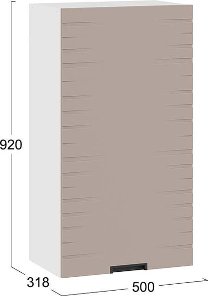 Шкаф навесной для кухни ТриЯ 1ВВ5-Ф Гренада с одной дверью