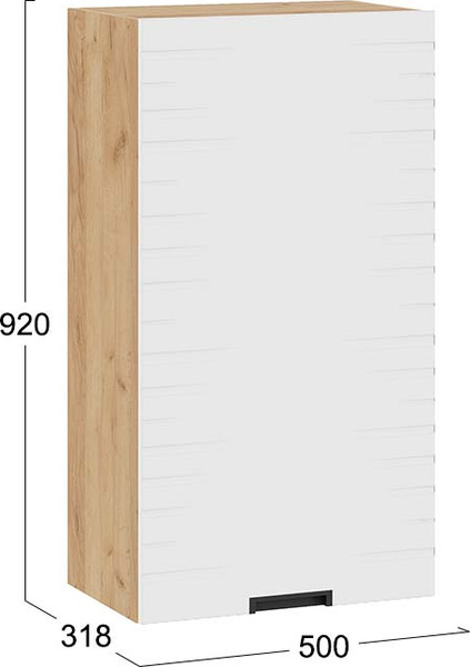 Шкаф навесной для кухни ТриЯ 1ВВ5-Ф Гренада с одной дверью 