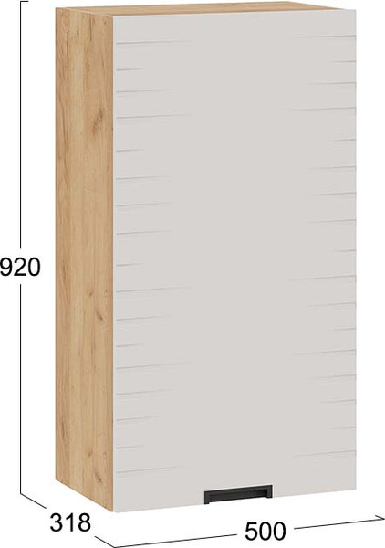 Шкаф навесной для кухни ТриЯ 1ВВ5-Ф Гренада с одной дверью