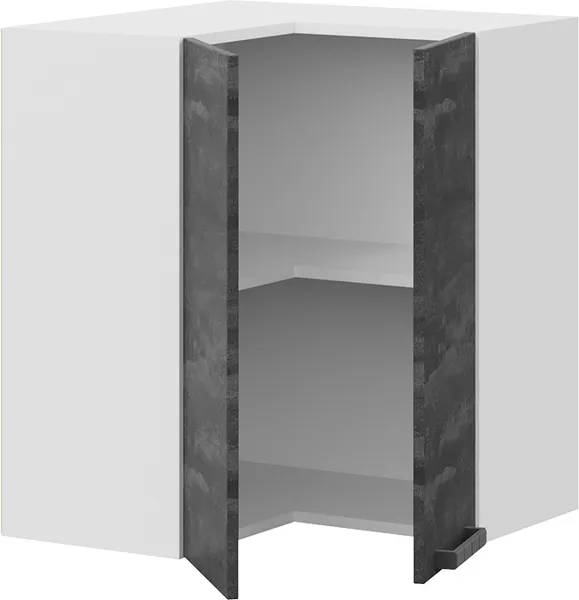 Шкаф навесной для кухни ТриЯ Детройт 1В6УП угловой прямой