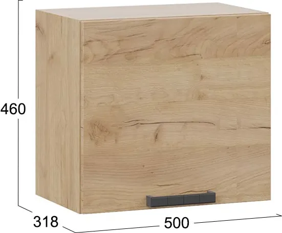 Шкаф под вытяжку ТриЯ Детройт 1ВВ5Г с одной откидной дверью