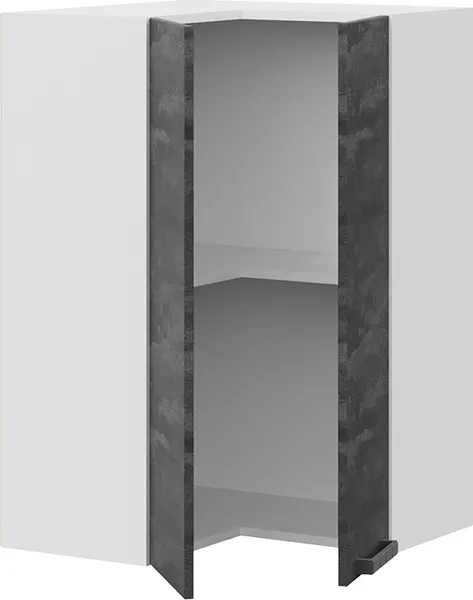 Шкаф навесной для кухни ТриЯ Детройт 1ВВ6УП угловой прямой