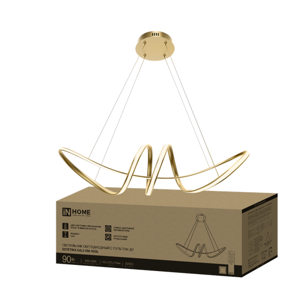 Потолочный светильник INhome DALI-SM-90GL / 4690612062433