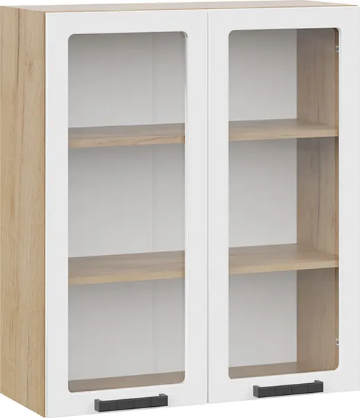 Шкаф навесной для кухни ТриЯ Детройт исп.2 1ВВ8С с двумя дверьми - фото