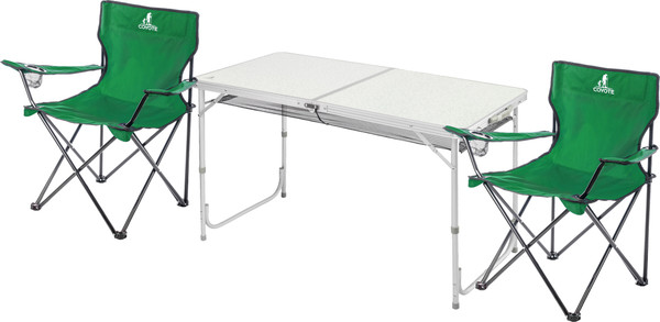 Комплект складной мебели Coyote HKTB-1030L / HKC-1046 (темно-зеленый) - фото