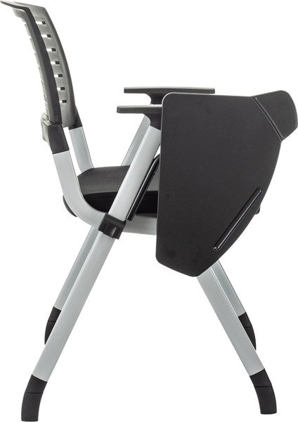 Стул офисный Бюрократ X-Click-PP со столиком (черный/серый)