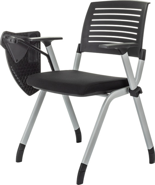 Стул офисный Бюрократ X-Click-PP со столиком (черный/серый)