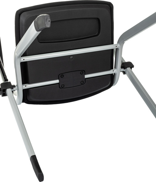 Стул офисный Бюрократ X-Click-PP со столиком (черный/серый)