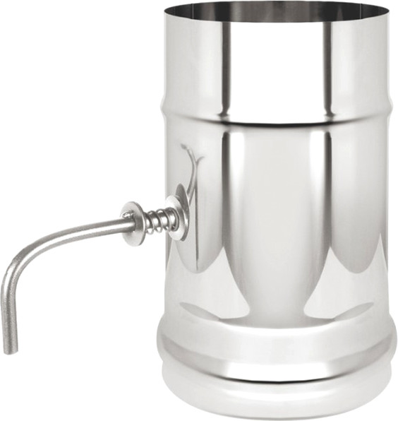 Шибер для дымохода Везувий Поворотный AISI 304 0.8 д.115 - фото