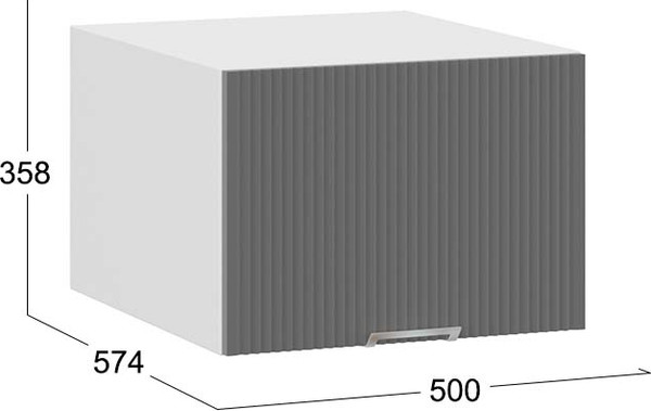 Шкаф под вытяжку ТриЯ Кимберли 1В5ГП с одной откидной дверью