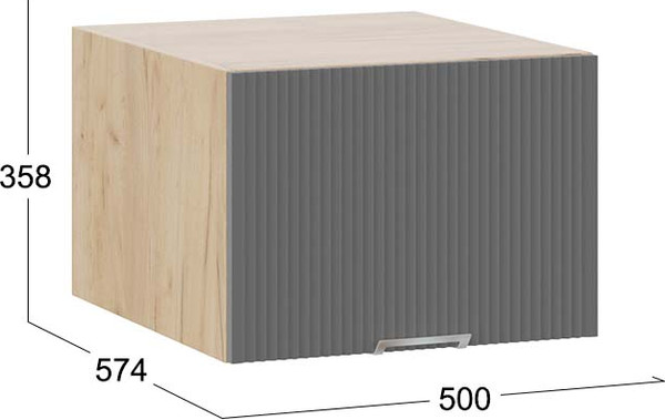 Шкаф под вытяжку ТриЯ Кимберли 1В5ГП с одной откидной дверью