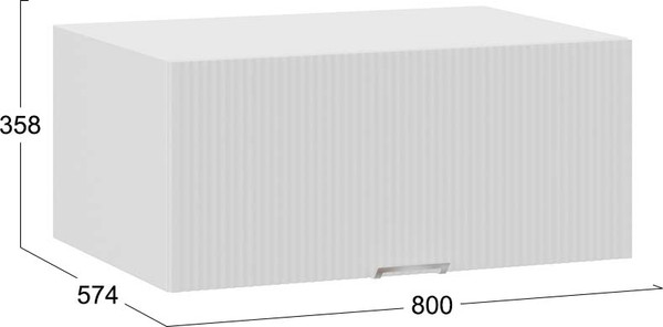 Шкаф под вытяжку ТриЯ Кимберли 1В8ГП с одной откидной дверью