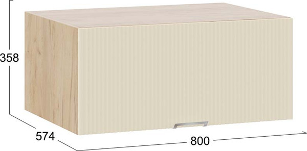 Шкаф под вытяжку ТриЯ Кимберли 1В8ГП с одной откидной дверью