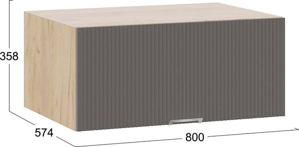 Шкаф под вытяжку ТриЯ Кимберли 1В8ГП с одной откидной дверью