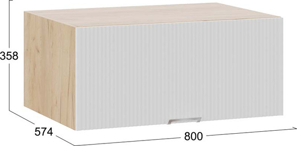 Шкаф под вытяжку ТриЯ Кимберли 1В8ГП с одной откидной дверью