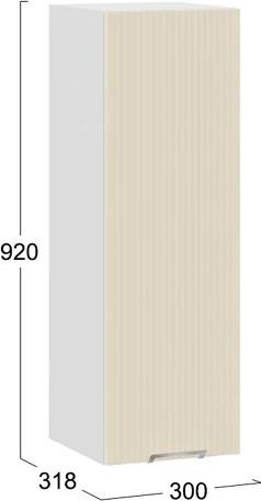 Шкаф навесной для кухни ТриЯ Кимберли 1ВВ3 с одной дверью