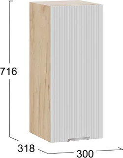 Шкаф навесной для кухни ТриЯ Кимберли 1ВВ3 с одной дверью