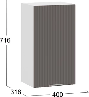 Шкаф навесной для кухни ТриЯ Кимберли 1ВВ4 с одной дверью