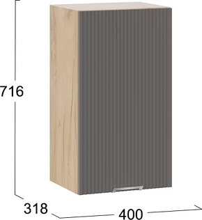 Шкаф навесной для кухни ТриЯ Кимберли 1ВВ4 с одной дверью