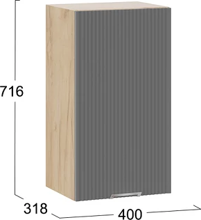 Шкаф навесной для кухни ТриЯ Кимберли 1ВВ4 с одной дверью