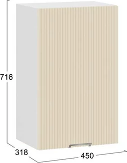 Шкаф навесной для кухни ТриЯ Кимберли 1ВВ45 с одной дверью