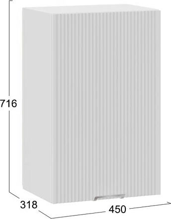 Шкаф навесной для кухни ТриЯ Кимберли 1ВВ45 с одной дверью