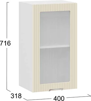 Шкаф навесной для кухни ТриЯ Кимберли 1ВВ4С с одной дверью
