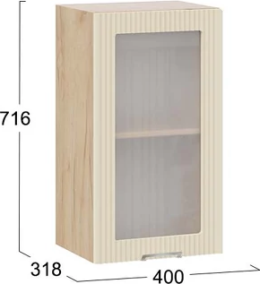 Шкаф навесной для кухни ТриЯ Кимберли 1ВВ4С с одной дверью