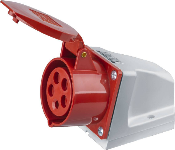 Розетка силовая Navigator 115 3Р+N+РЕ 32А 380В IP44 / 14296 - фото